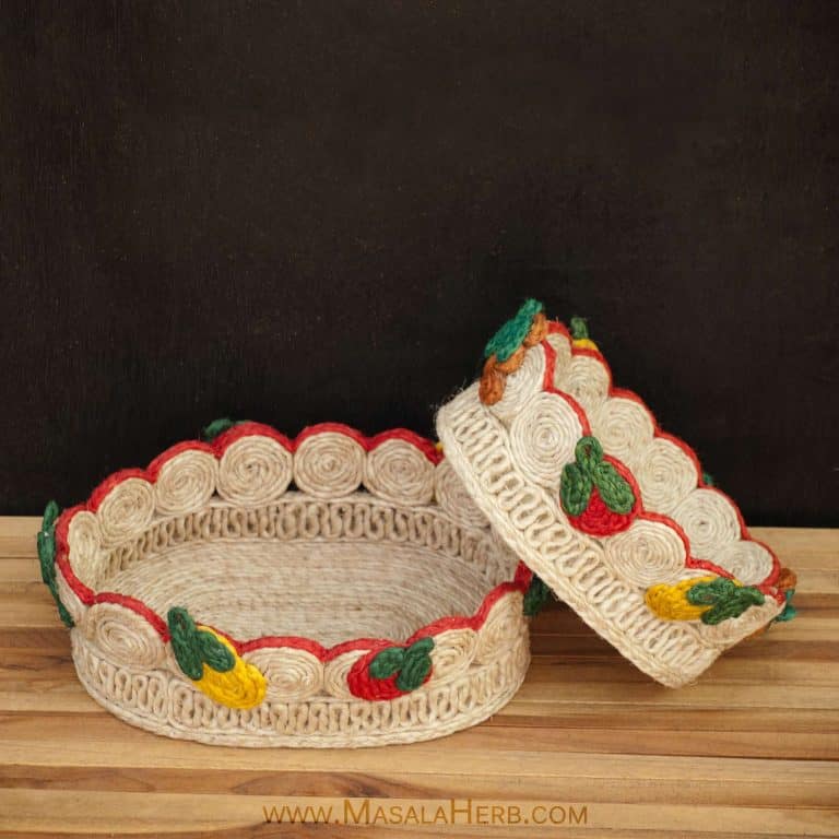 Handmade Banana Fiber Basket {Set of two} buy in India