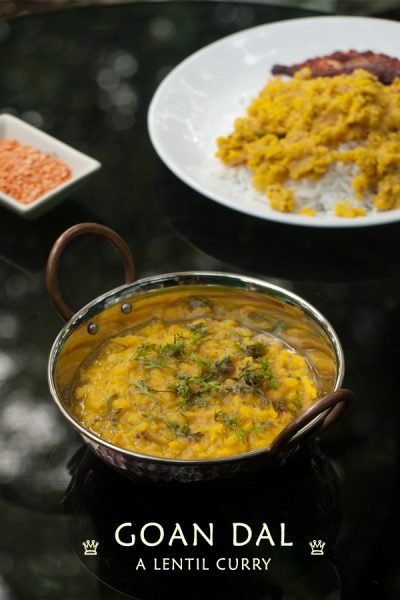 Goan Dal lentil curry www.masalaherb.com #stepbystep #recipe