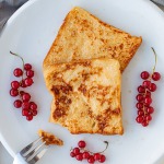 homemade French toast slices