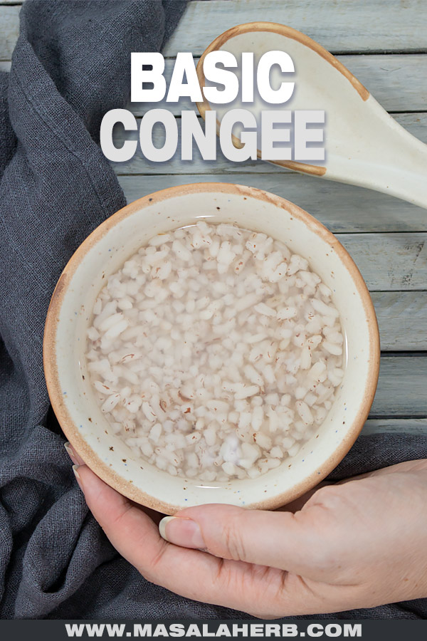 Basic Brow Rice Congee Recipe picture cover