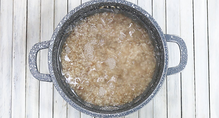 keep brown rice to soak