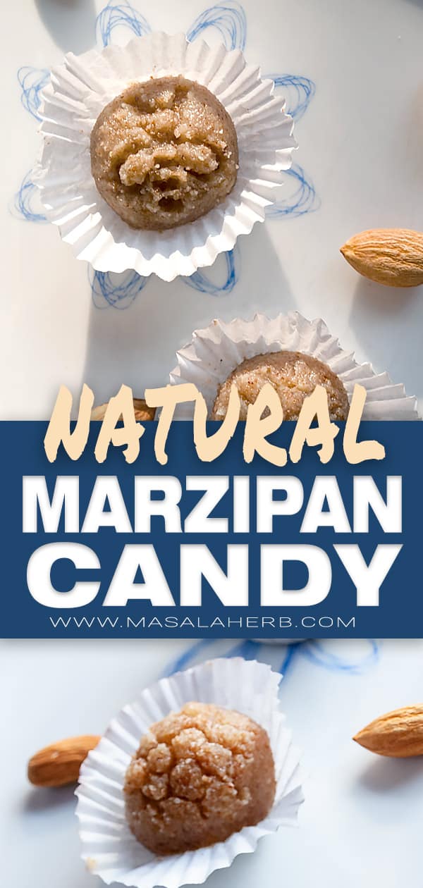 Natural Marzipan Candy with Honey [Easy]