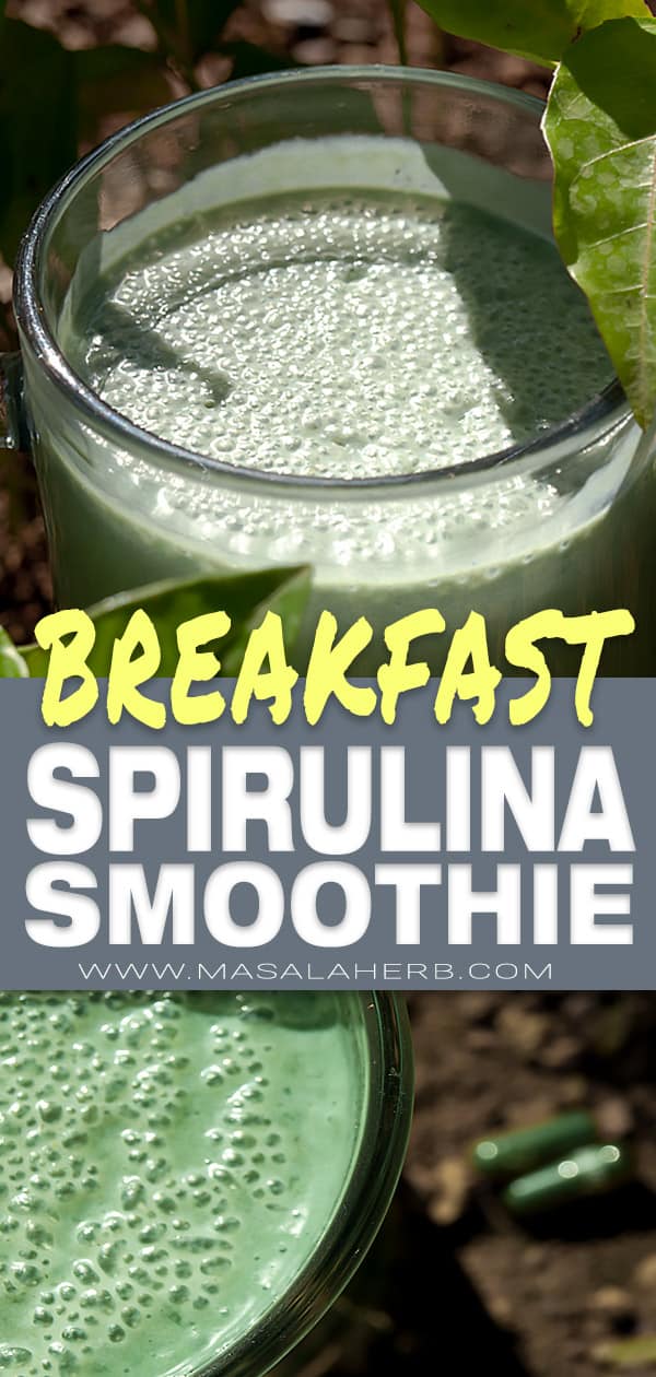 Spirulina Smoothie Recipe with Banana 
