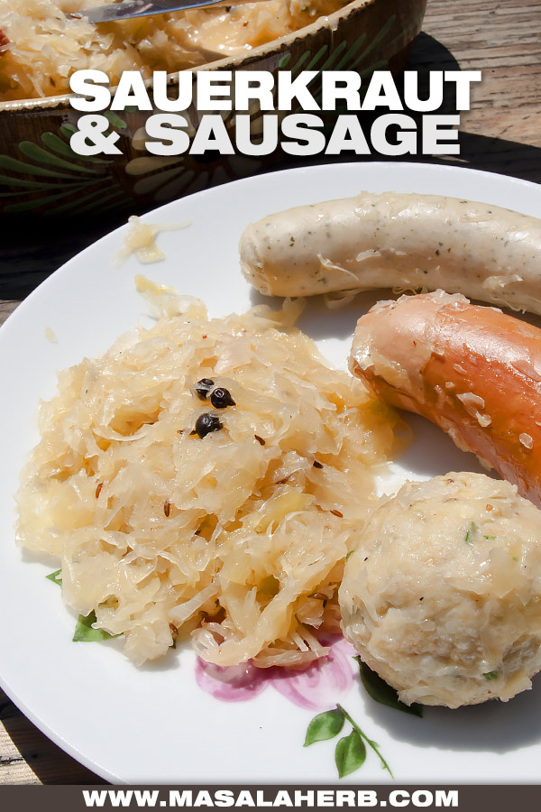 German Sauerkraut and Sausage Recipe cover picture
