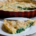 Spinach Parmesan Frittata with Shrimp