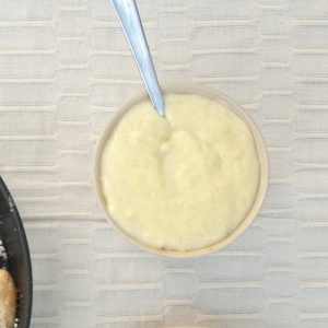 Homemade Vanilla Sauce in a bowl