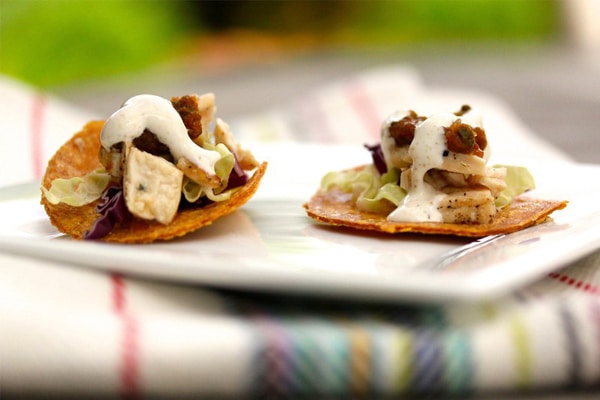 Mini-Chicken-Tostada-Appetizers