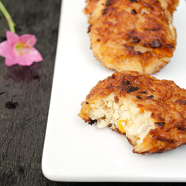 Rice Patties Recipe with Carrots