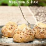 Stuffed baked Potatoes with Mushroom & Ham http://masalaherb.com #stepbystep #recipe @masalaherb