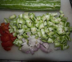 Snake gourd bhaji recipe http://masalaherb.com #stepbystep #recipe