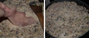 Chicken with Mushroom White Wine Cream Sauce www.masalaherb.com #stepbystep #recipe