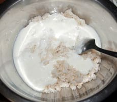 Rice Cantaloupe Yogurt Breakfast Bowl masalaherb.com