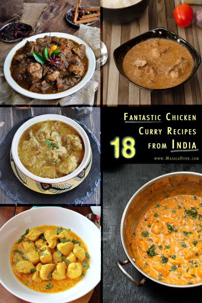 18 fantastic Chicken Curry Recipes from India