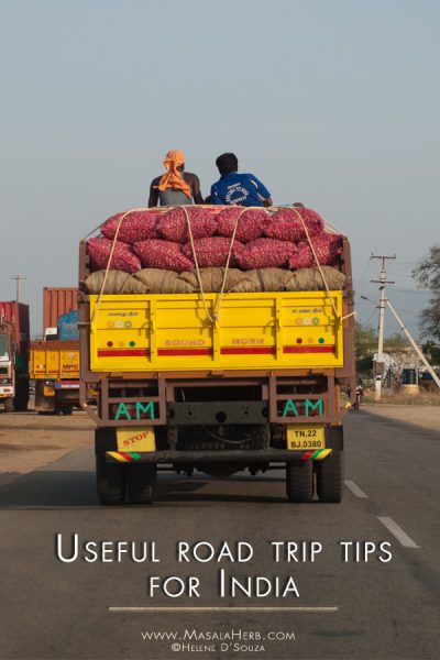 Useful road trip tips for India masalaherb.com