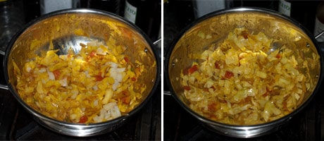 Cabbage Bhaji - Spiced Goan Cabbage Stir Fry #Indian #Recipe www.masalaherb.com
