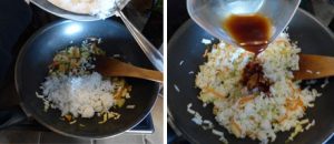 Easy Pineapple Fried Rice - Indian Vegetarian Recipe www.MasalaHerb.com #Recipe #weeknightdinner #stepbystep