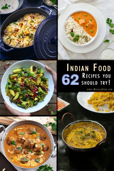 62 Indian food recipe syou should try www.masalaherb.com #recipes #Indian