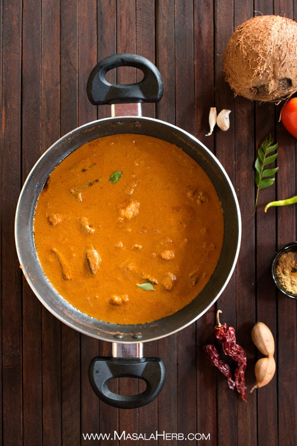 Goan Prawn Curry - How to make goan prawn curry recipe with video www.MasalaHerb.com #indianfood