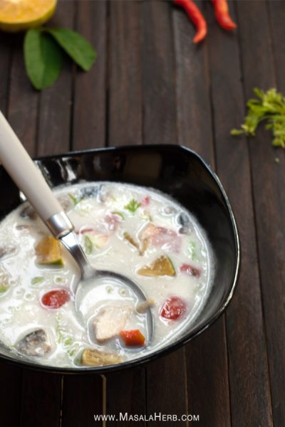 Tom Kha Gai - Easy Thai Coconut Chicken Soup