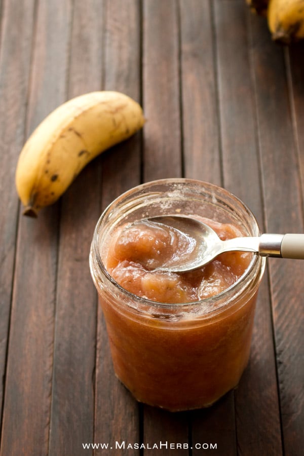 Banana Jam canned