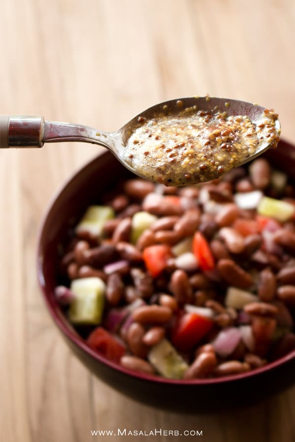 Kidney Bean Salad with Vinaigrette Dressing