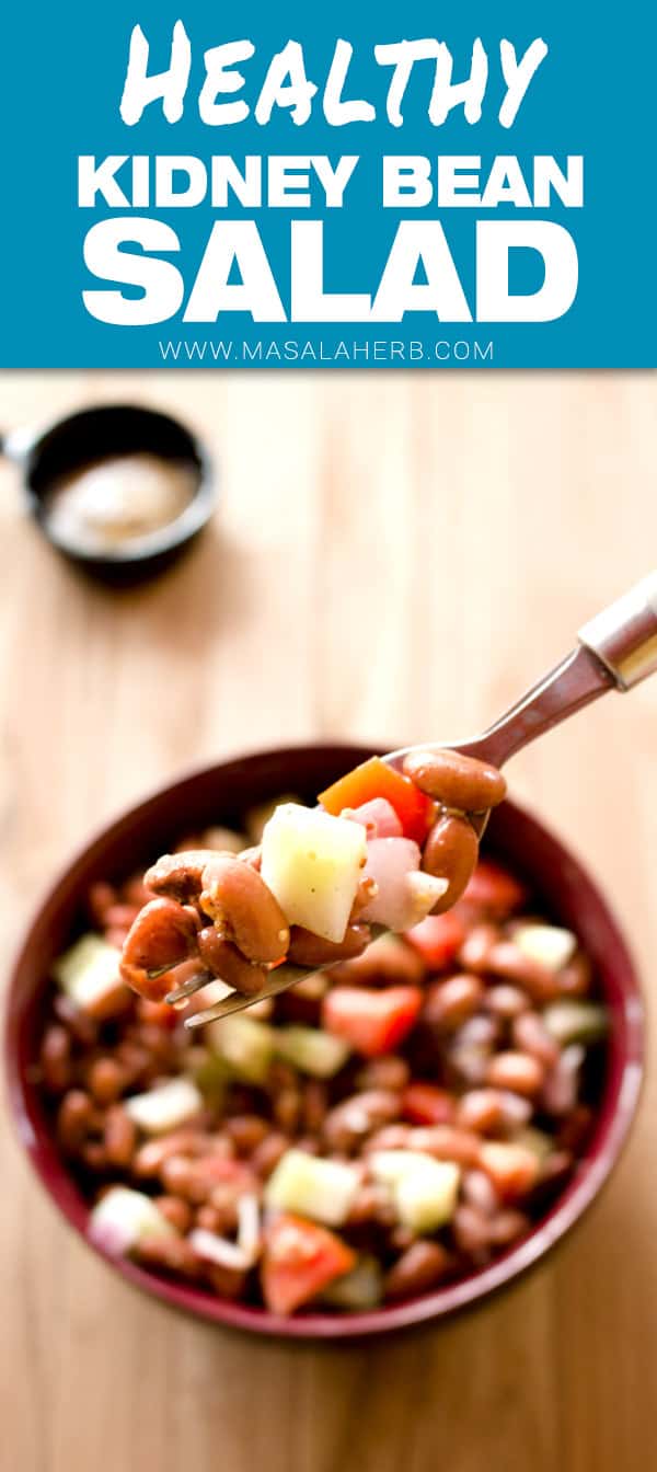 Kidney Bean Salad with Vinaigrette Dressing
