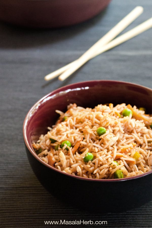 Egg Fried Rice in a bowl