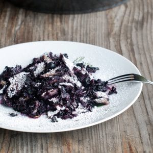 Kaiserschmarrn Recipe with Blueberries