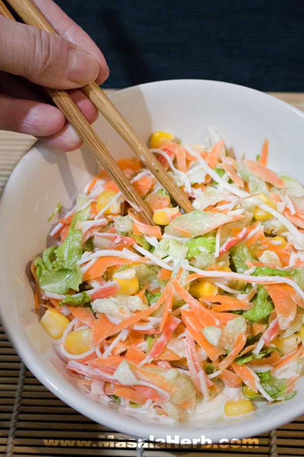 Kani Salad - How to make Kani Salad | Masala Herb