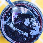 homemade blueberry jam