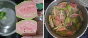 Guava Cheese Recipe aka Guava Paste Vegan [+Video] what are Guavas? how to eat Guava? Guavas health benefits. Guavas juice. Guava Jam. www.MasalaHerb.com #masalaherb #tropicalfruits #vegan #sweets