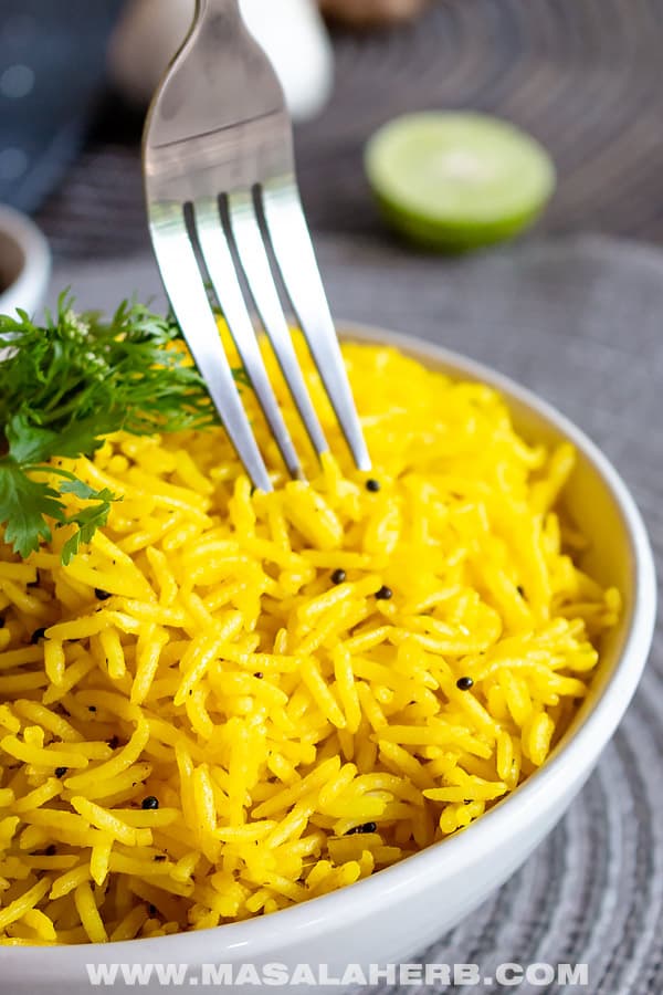 Lemon Rice Recipe - How to make South Indian Lemon Rice [EASY]