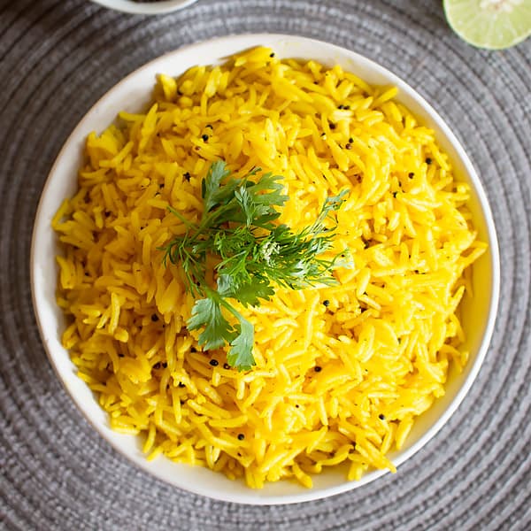 Lemon Rice Recipe - How to make South Indian Lemon Rice [EASY]