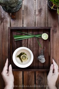 How to make Lemongrass Tea - Recipe | MasalaHerb.com