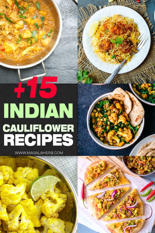 +15 Indian Cauliflower Recipes