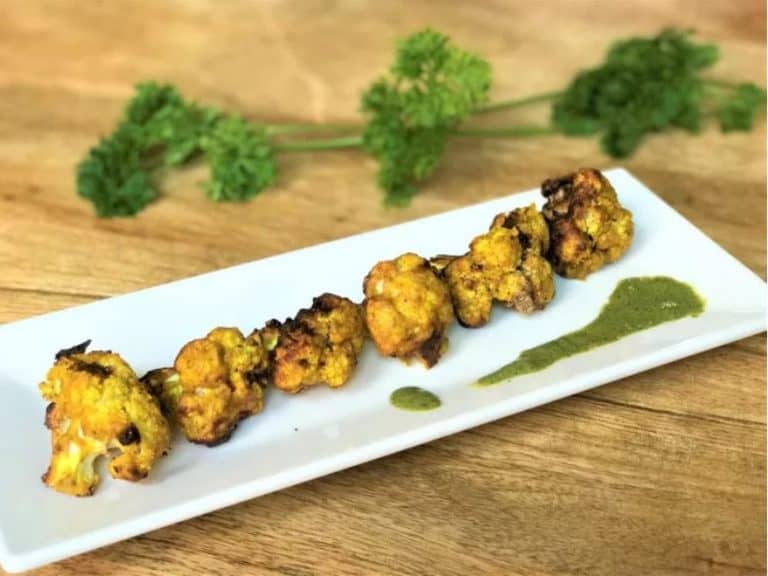 +15 Indian Cauliflower Recipes - Air Fryer Tandoori Gobi - Cauliflower Tikka Bites