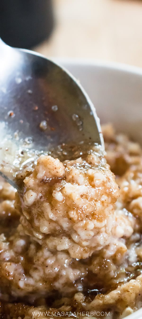 5 min Brown Sugar Oatmeal Porridge [+Video]