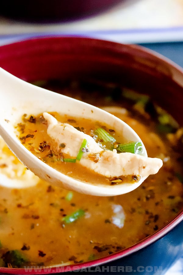 Yat Gaw Mein Soup with Chicken - Yakamein Recipe