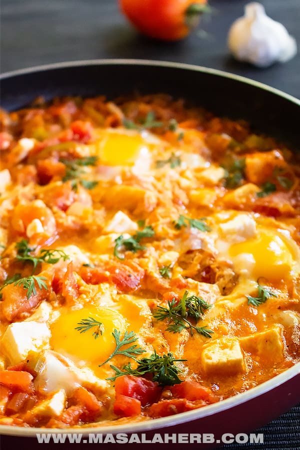 shakshuka with feta