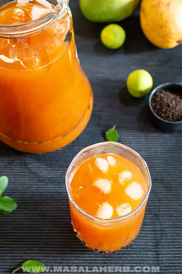 Fresh Mango Iced Tea [real flavors]