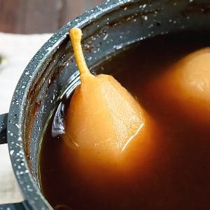 5 Spice Poached Pears - How to Poach Pears