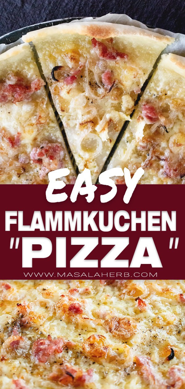 Flammkuchen Recipe - Alsatian Tarte Flambée Pizza [+Video]