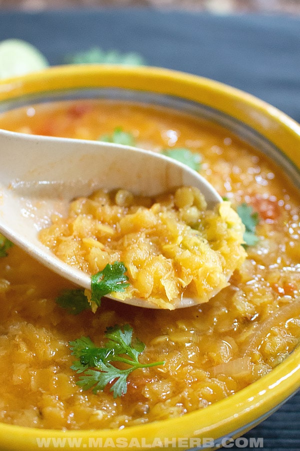 Easy Indian Lentil Soup Recipe [Vegan]