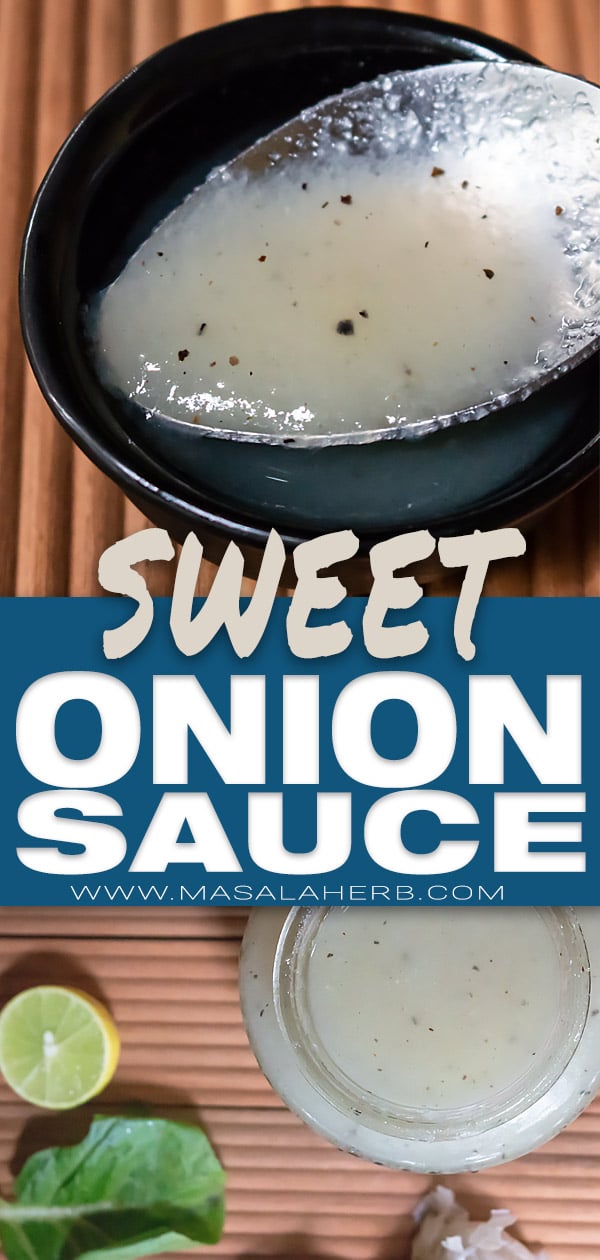Easy Sweet Onion Sauce Recipe