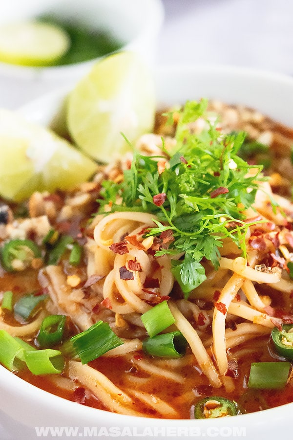 Spicy Thai Noodle Soup Recipe