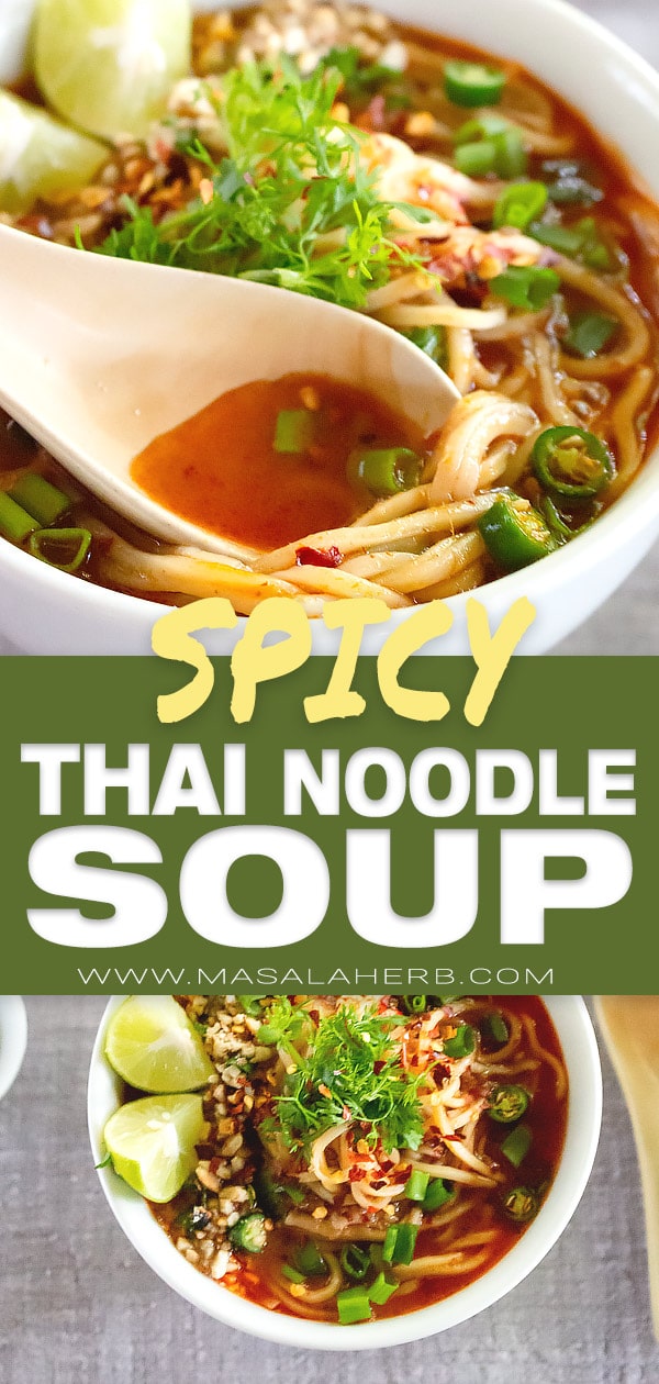 Spicy Thai Noodle Soup Recipe