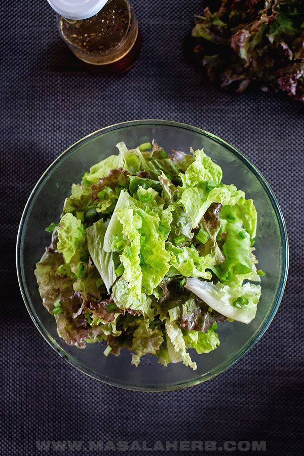 Everyday Green Salad [Simple Side Salad]