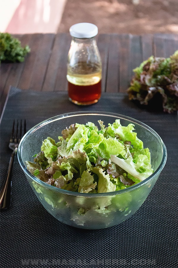 Everyday Green Salad [Simple Side Salad]