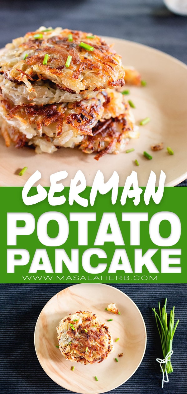 German Potato Pancakes - Kartoffelpuffer