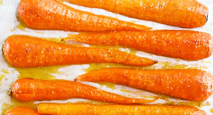 Roast carrots.